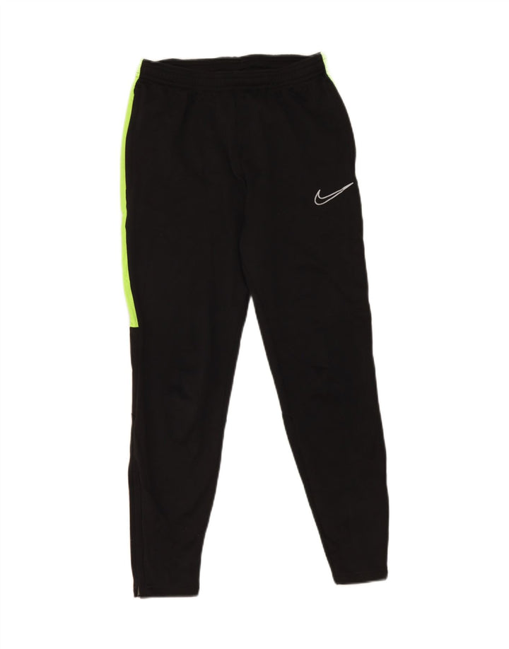 Nike Boys Dri Fit Tracksuit Trousers 10-11 Years Medium Black Colourblock