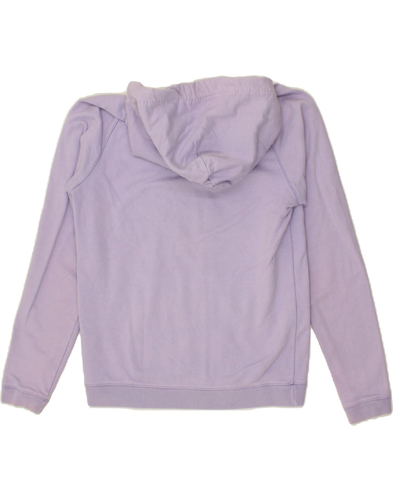 JACK WILLS Womens Zip Hoodie Sweater UK 12 Medium Purple Cotton | Vintage Jack Wills | Thrift | Second-Hand Jack Wills | Used Clothing | Messina Hembry 