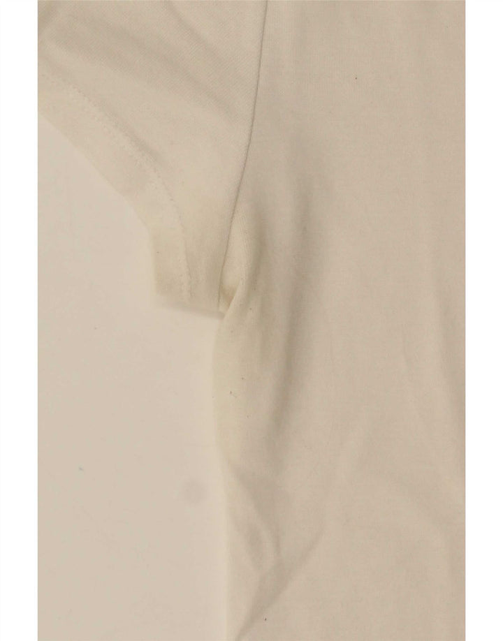 Levi's Womens T-Shirt Top UK 12 Medium White Cotton