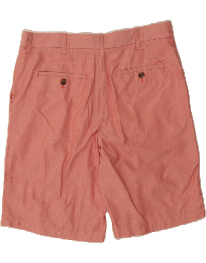 IZOD Mens Chino Shorts W33 Medium Pink Cotton Vintage Izod and Second-Hand Izod from Messina Hembry 