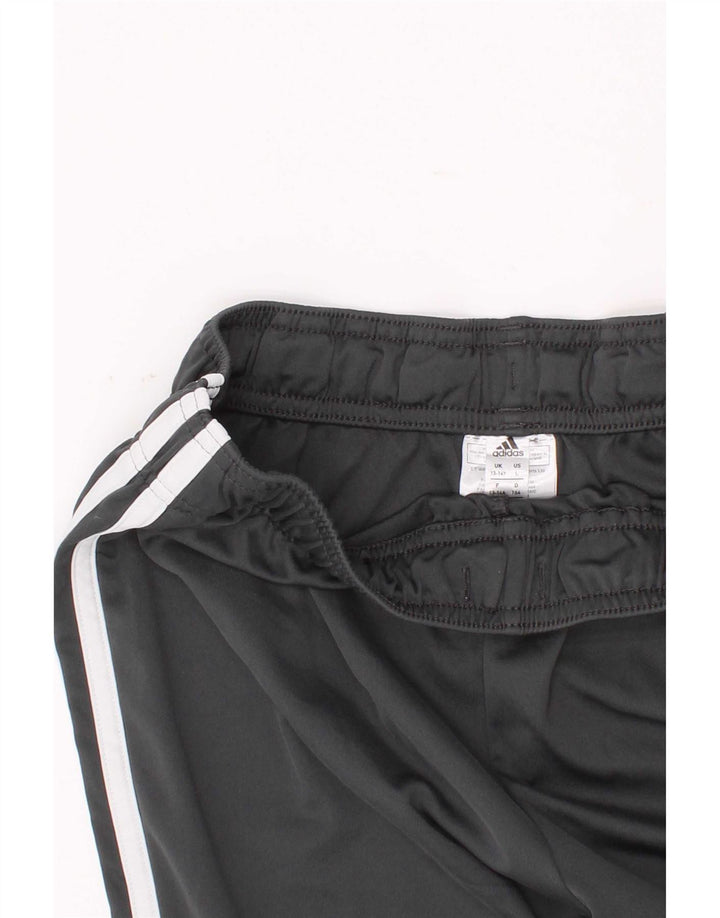 Adidas Boys Sport Shorts 13-14 Years Grey Colourblock Polyester
