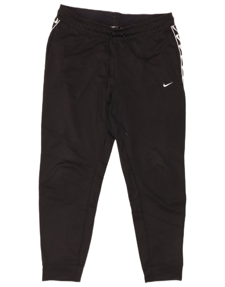 NIKE Mens Graphic Tracksuit Trousers Joggers Large  Black