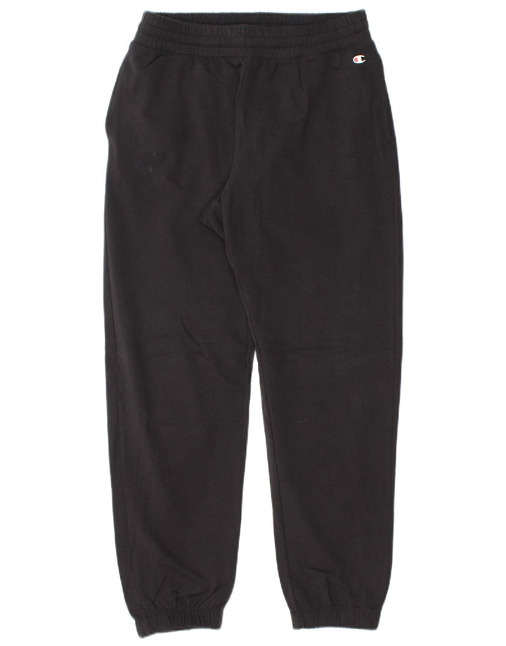 CHAMPION Mens Tracksuit Trousers Joggers Medium Black