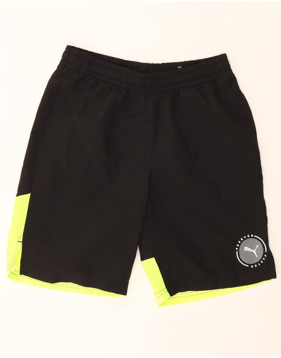 Puma Boys Sport Shorts 13-14 Years  Black Colourblock Polyester