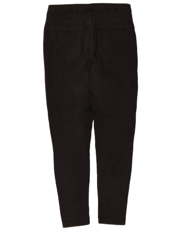 Marks & Spencer Womens Super Skinny Jeans UK 16 Large W32 L28 Black Cotton