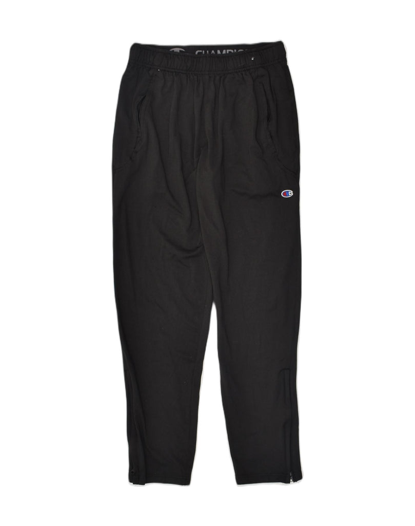 CHAMPION Womens Tracksuit Trousers Joggers UK 10 Small Black Polyester | Vintage Champion | Thrift | Second-Hand Champion | Used Clothing | Messina Hembry 