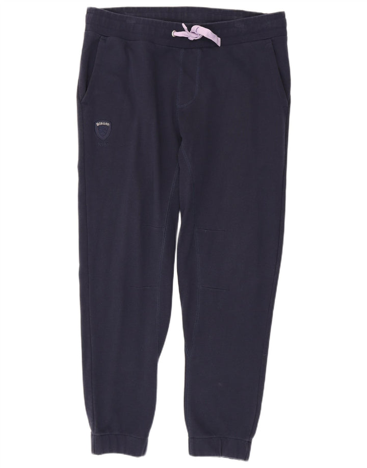 Blauer Mens Tracksuit Trousers Joggers Large Navy Blue Cotton
