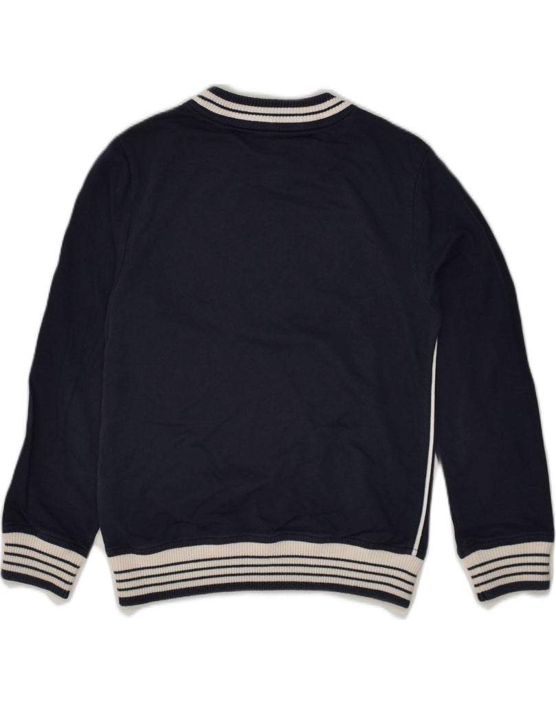 DOLCE & GABBANA Boys Graphic Sweatshirt Jumper 7-8 Years Navy Blue Cotton | Vintage Dolce & Gabbana | Thrift | Second-Hand Dolce & Gabbana | Used Clothing | Messina Hembry 