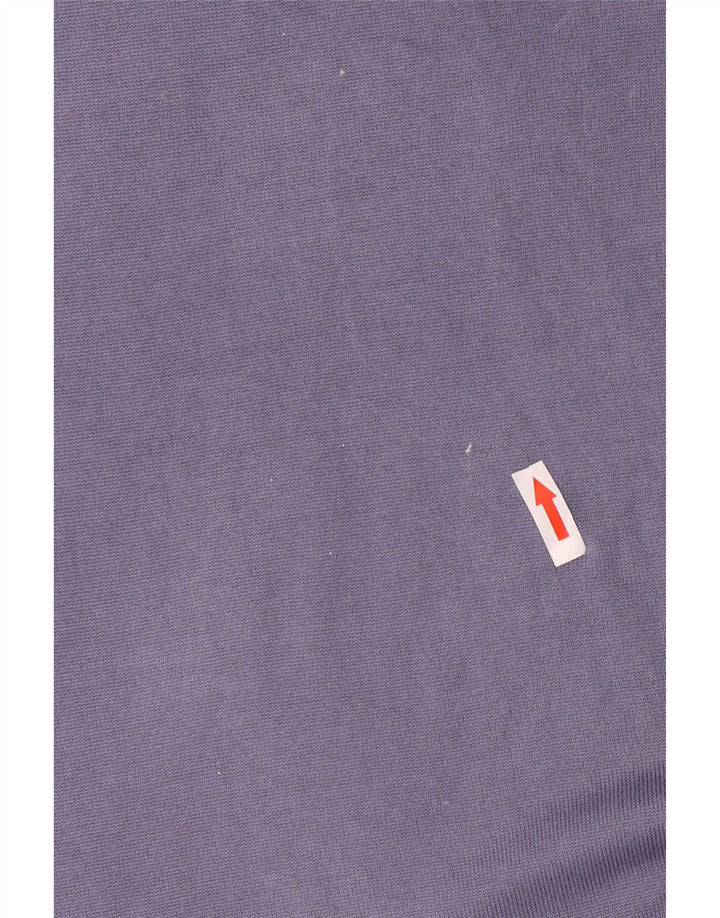 Zara Mens T-Shirt Top Medium Purple Viscose