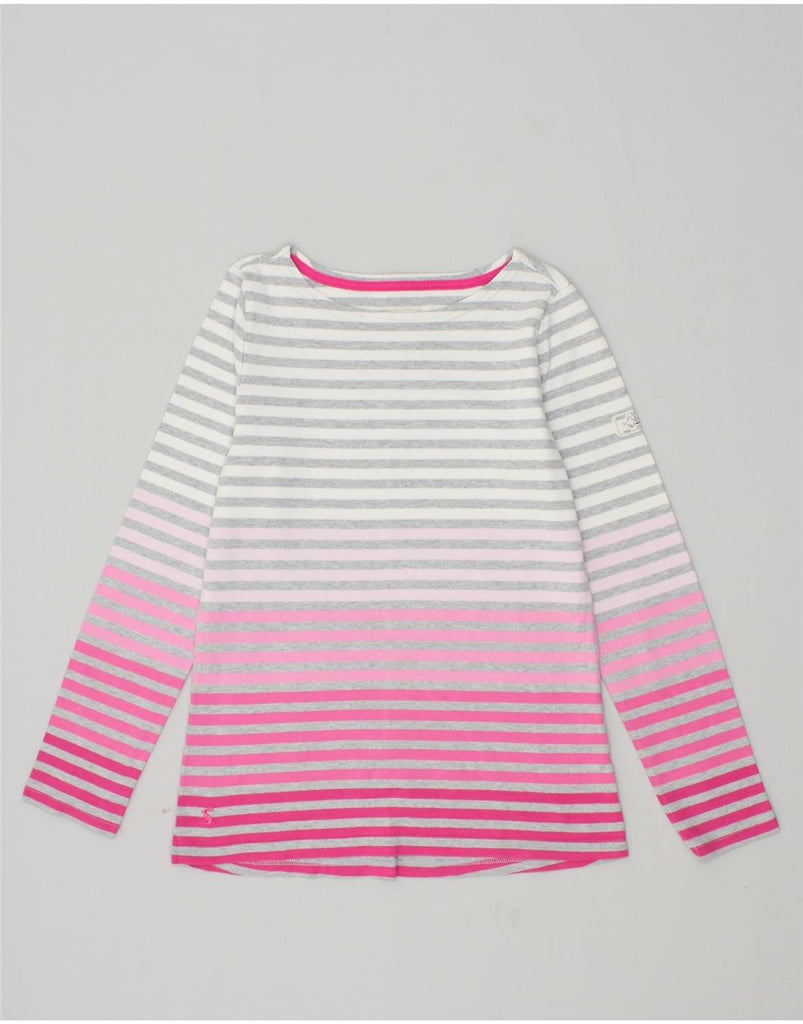 JOULES Womens Top Long Sleeve UK 8 Small  Pink Striped Cotton | Vintage Joules | Thrift | Second-Hand Joules | Used Clothing | Messina Hembry 