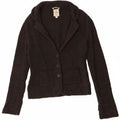 Timberland Womens Cardigan Sweater UK 12 Medium Grey