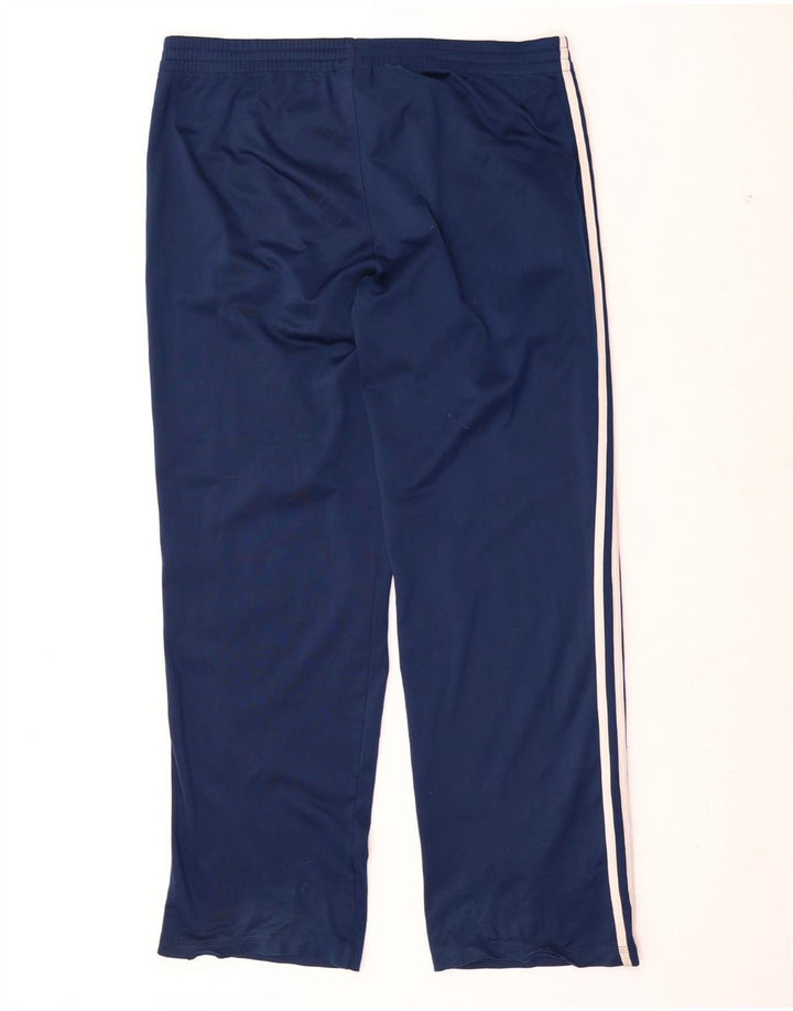 Adidas Mens Tracksuit Trousers Large Navy Blue Polyester