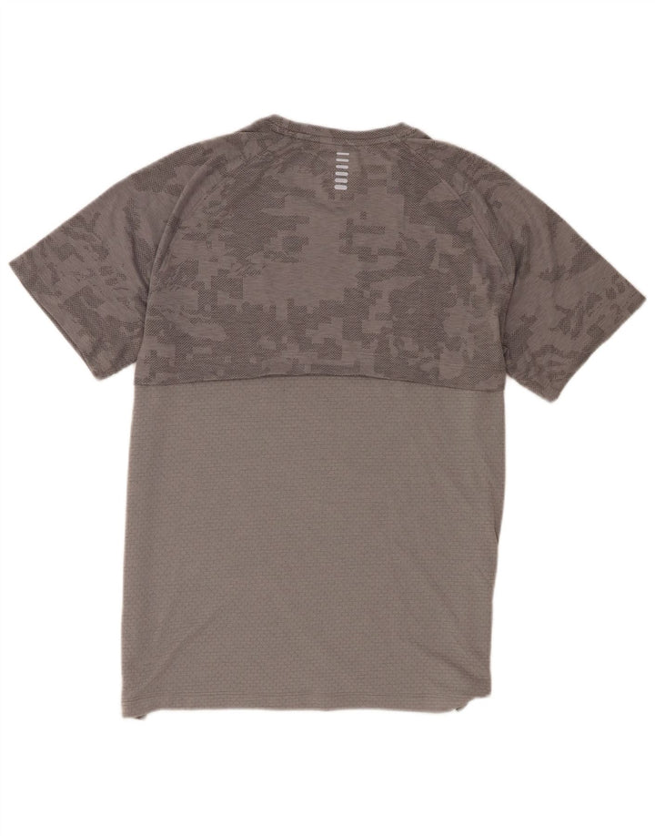 Under Armour Mens Heat Gear T-Shirt Top Medium Grey Camouflage