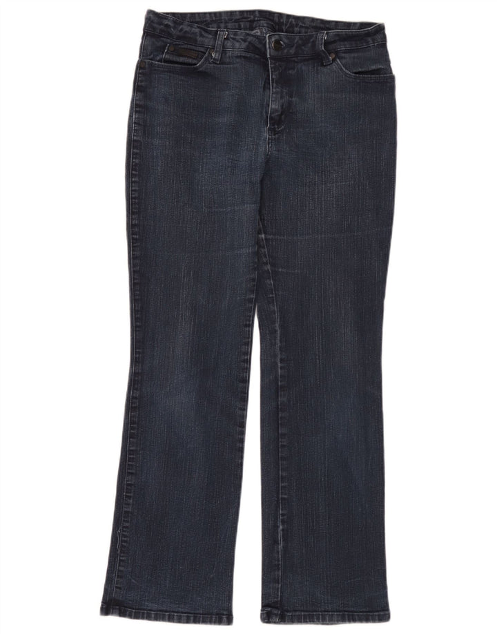 Wrangler Womens TIna Bootcut Jeans W31 L30 Blue Cotton