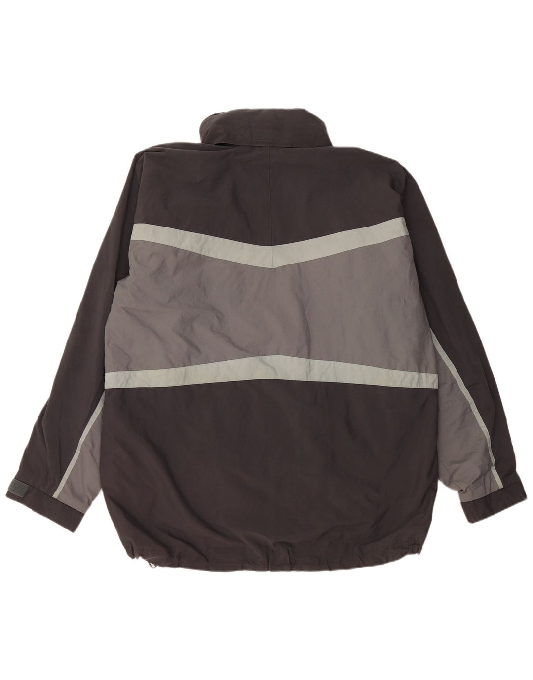 Helly Hansen Mens Hooded Windbreaker Jacket UK 40 Large Grey Colourblock