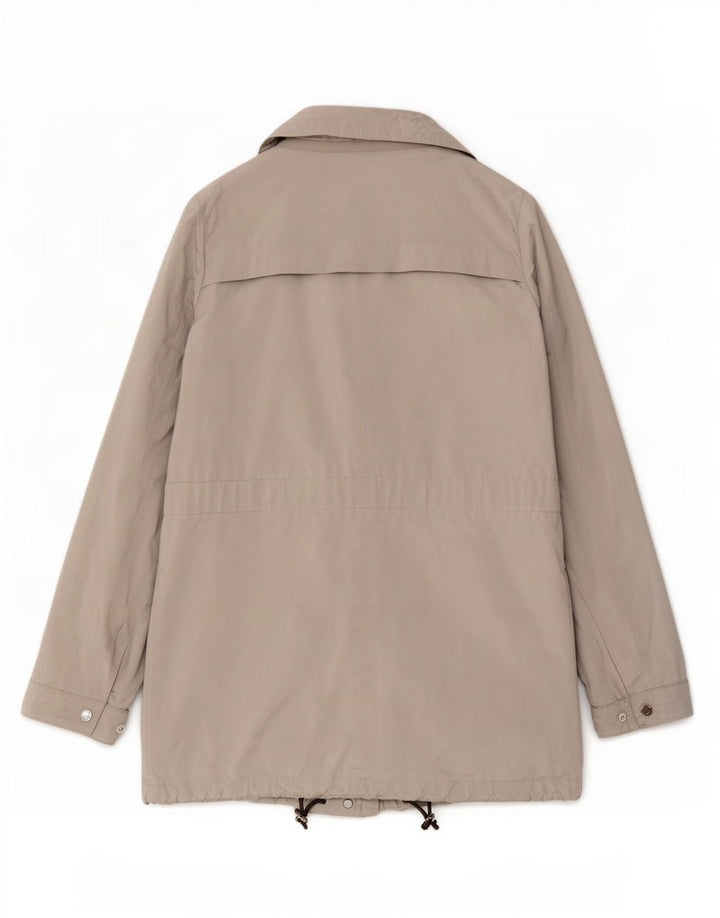 Geox Womens Respira Parka Jacket UK 12 Medium Grey Polyester
