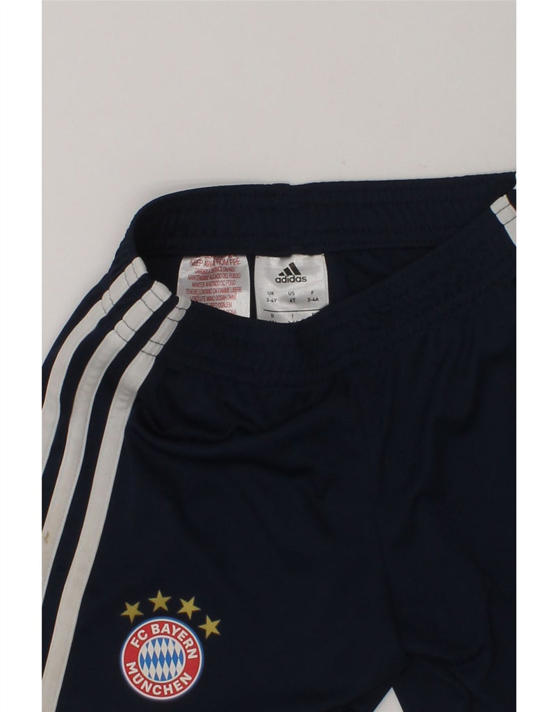 ADIDAS Boys Sport Shorts 3-4 Years Navy Blue Polyester | Vintage Adidas | Thrift | Second-Hand Adidas | Used Clothing | Messina Hembry 