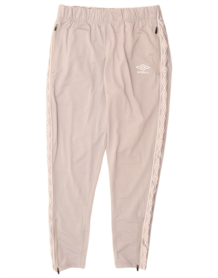 UMBRO Womens Graphic Tracksuit Trousers UK 18 XL  Grey Polyester