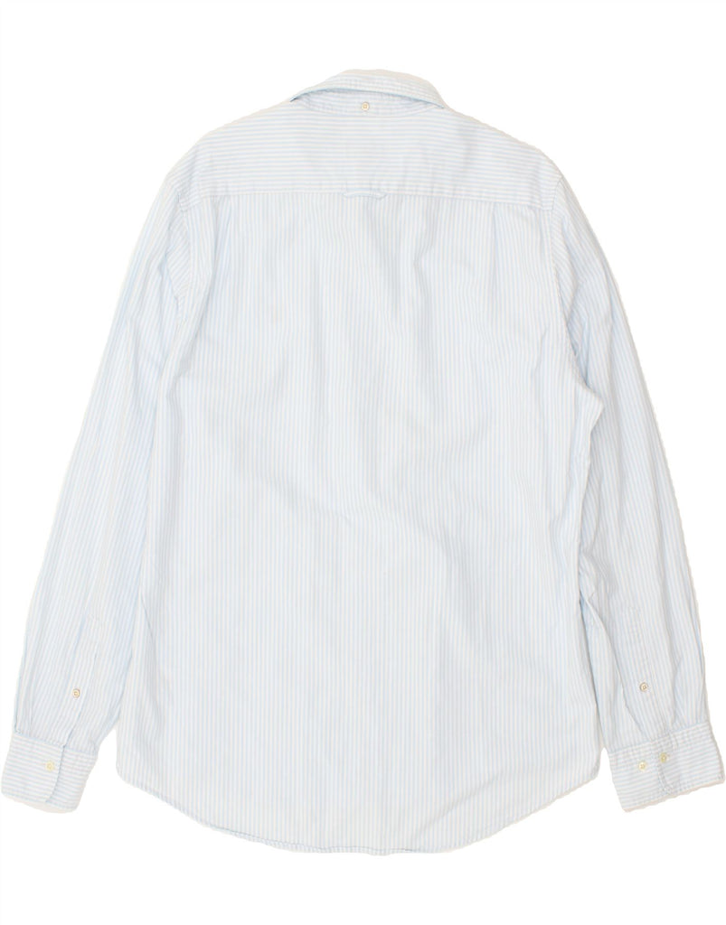 GANT Mens Shirt Size 43 44 17 1/2 XL Blue Pinstripe Cotton | Vintage Gant | Thrift | Second-Hand Gant | Used Clothing | Messina Hembry 