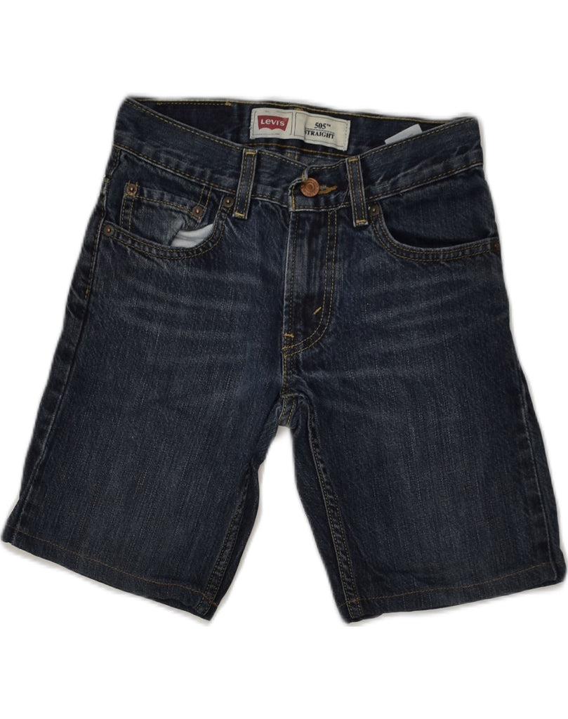 LEVI'S Boys 514 Denim Shorts 9-10 Years W25 L8 Navy Blue Cotton | Vintage Levi's | Thrift | Second-Hand Levi's | Used Clothing | Messina Hembry 