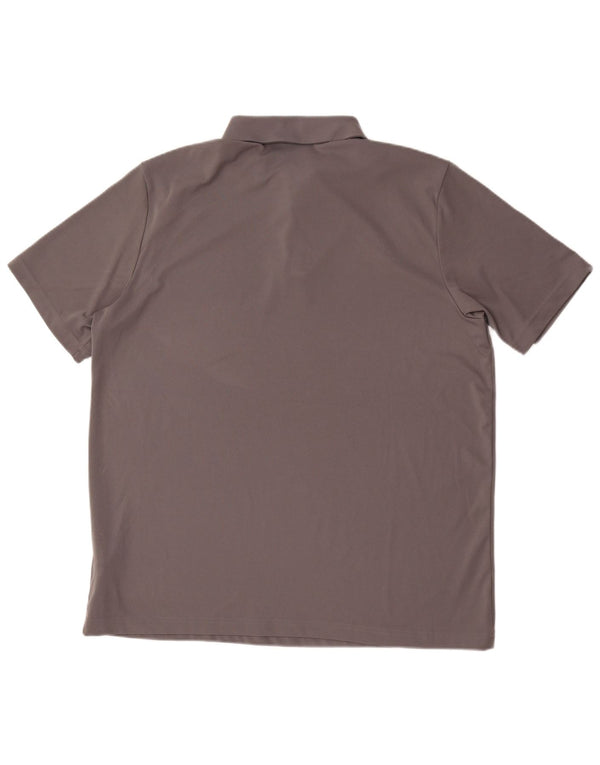 Adidas Mens Aeroready Polo Shirt XL Grey Polyester