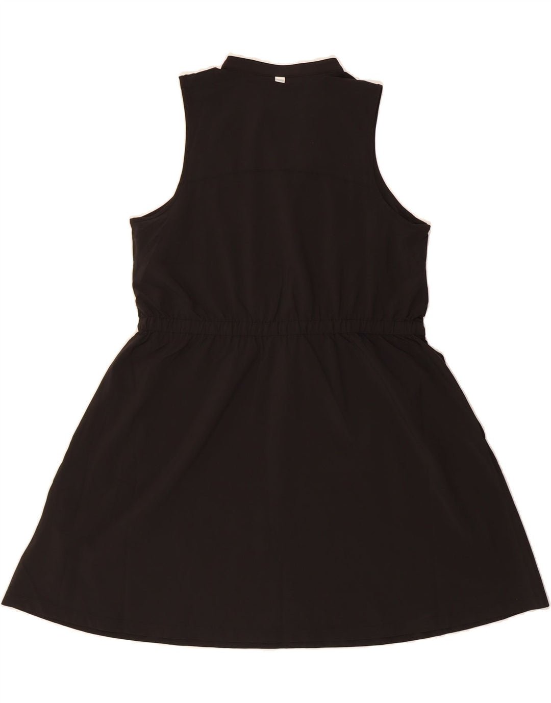 PUMA Womens Sleeveless A-Line Dress UK 14 Large Black Polyester Vintage Puma and Second-Hand Puma from Messina Hembry 
