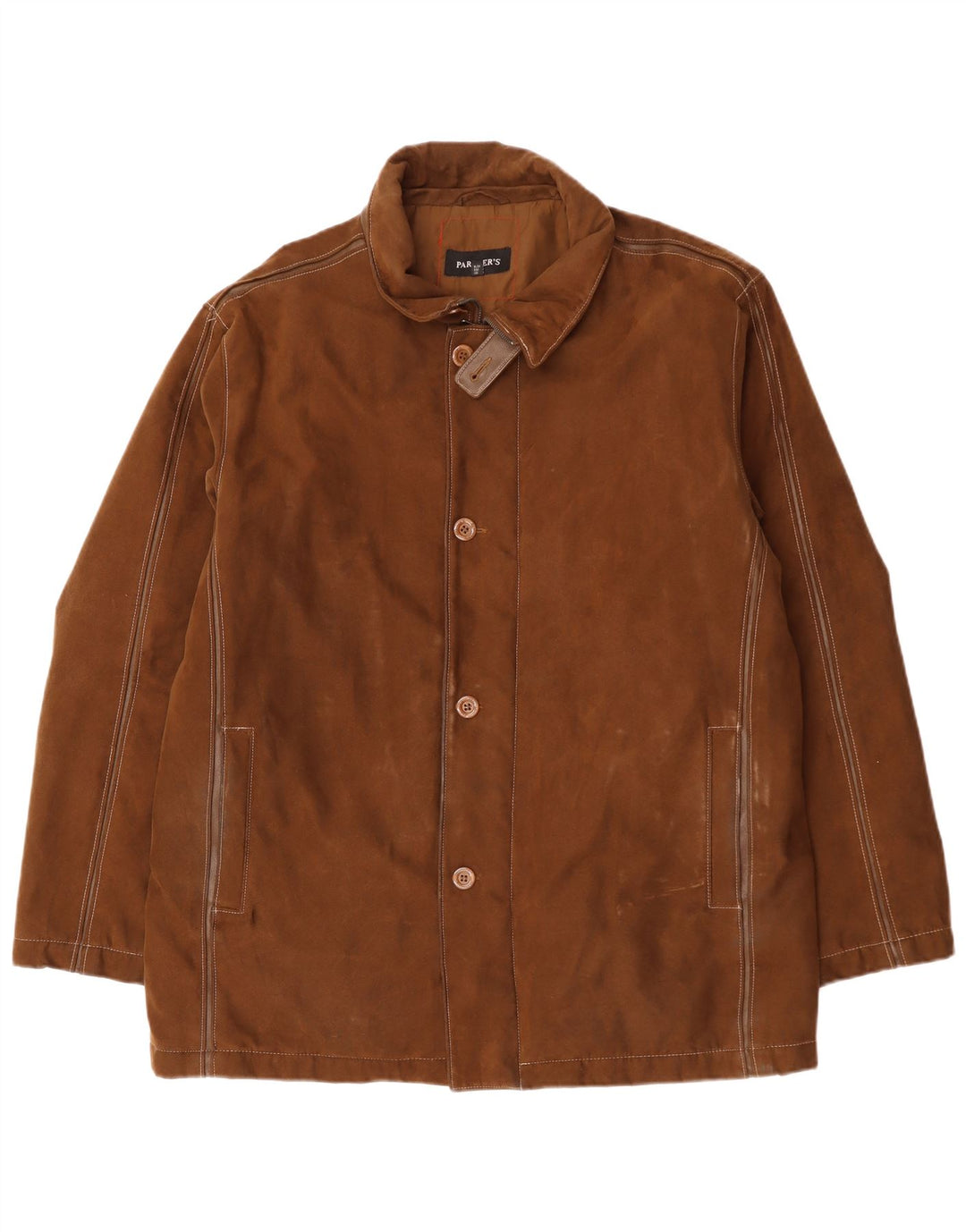 Vintage Mens Windbreaker Jacket EU 56 3XL Brown