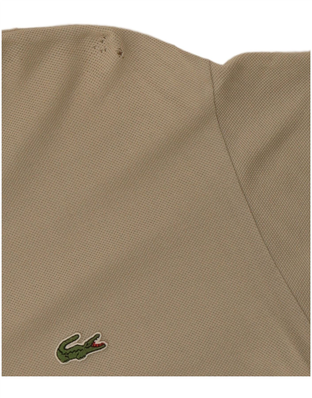 Lacoste Mens Polo Shirt Size 6 XL Beige