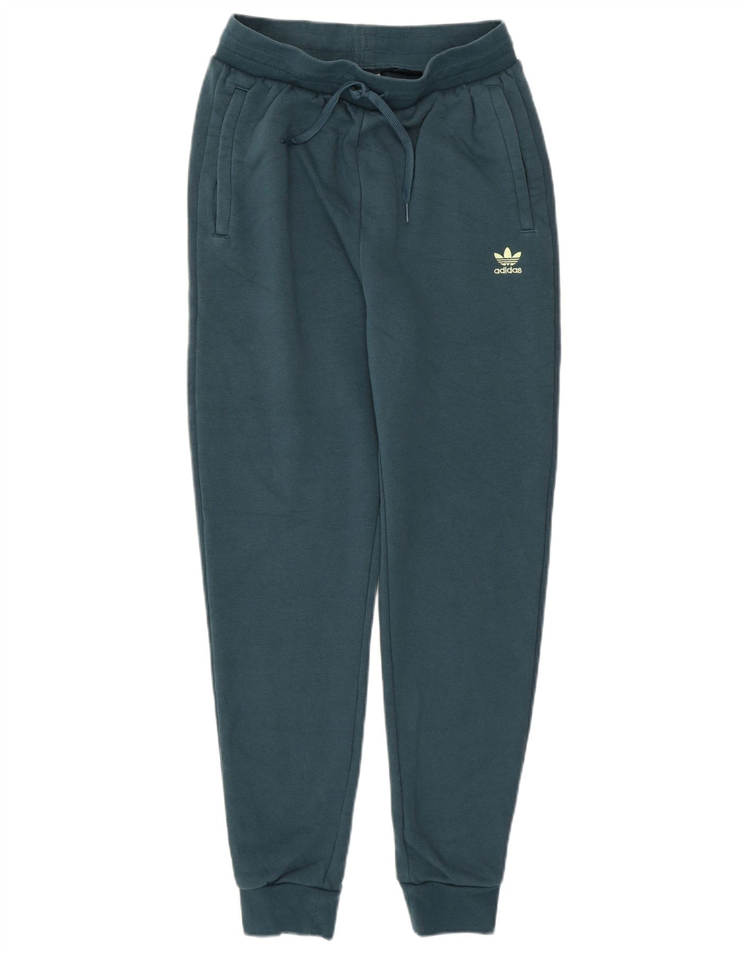 ADIDAS Womens Tracksuit Trousers Joggers UK 6 XS  Green