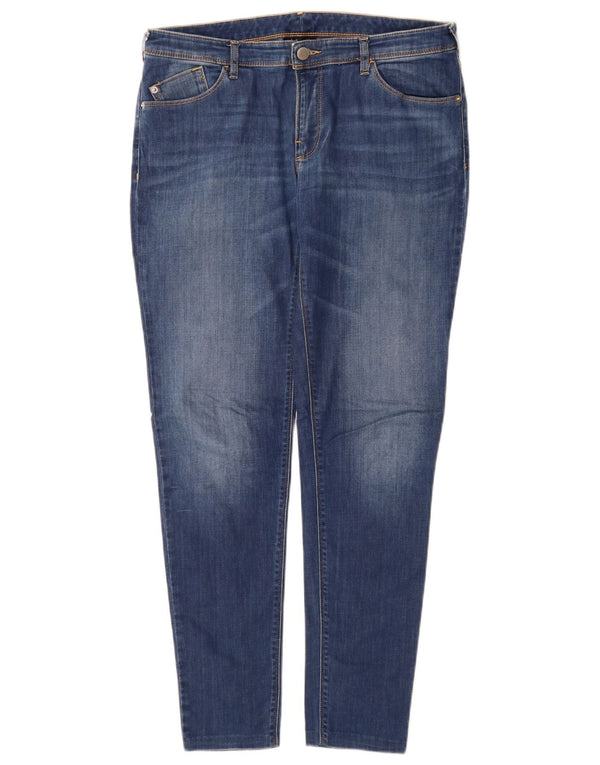 Emporio Armani Womens Skinny Jeans W32 L29 Blue Cotton
