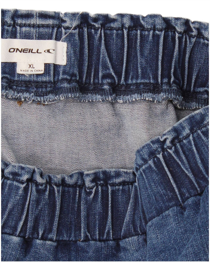 O'NEILL Womens Mini Denim Skirt XL W36  Navy Blue