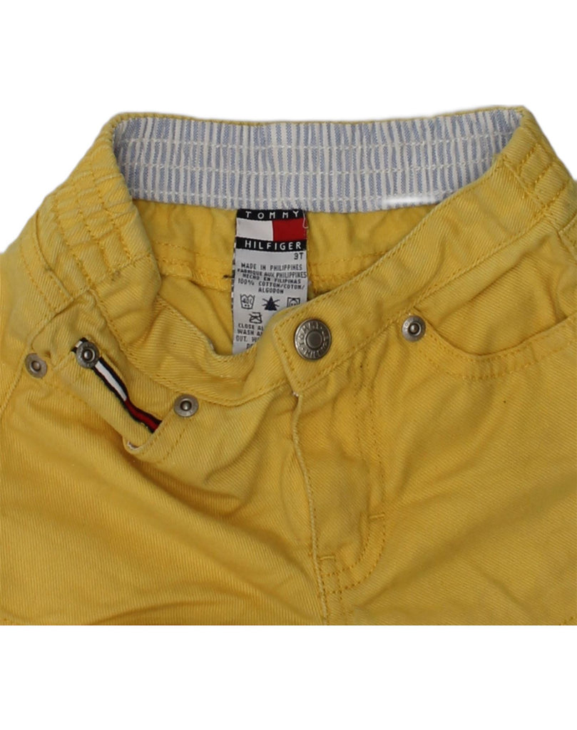 TOMMY HILFIGER Girls Denim Shorts 2-3 Years W18 Khaki Cotton | Vintage Tommy Hilfiger | Thrift | Second-Hand Tommy Hilfiger | Used Clothing | Messina Hembry 