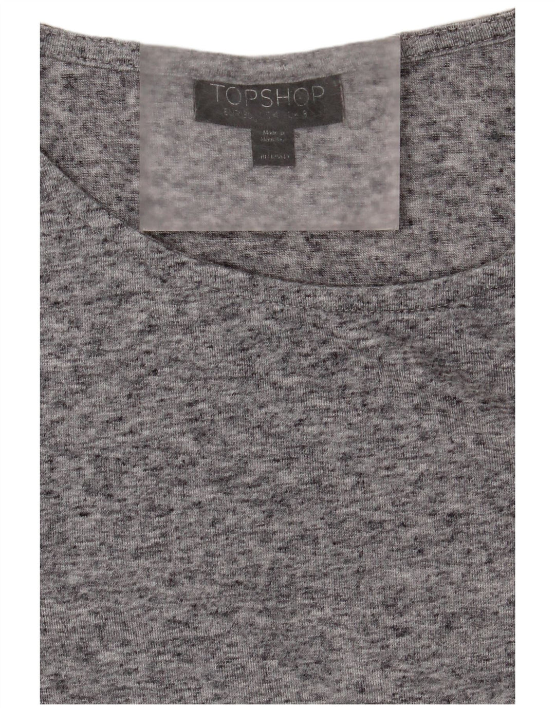 Topshop Womens A-Line Dress UK 8 Small Grey Flecked