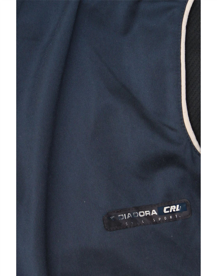 DIADORA Mens Tracksuit Trousers Small Navy Blue Polyester Vintage Diadora and Second-Hand Diadora from Messina Hembry 