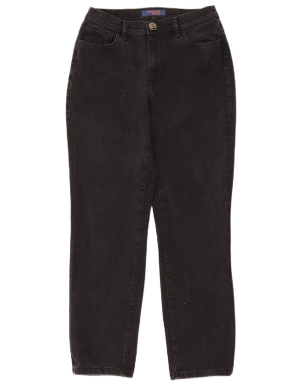 Trussardi Womens Mid Rise Slim Jeans W28 L26 Black