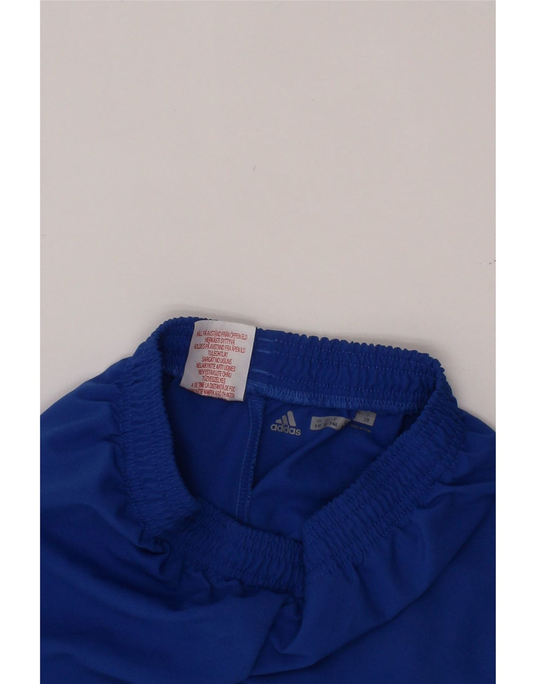 ADIDAS Boys Leinster Rugby Sport Shorts 5-6 Years  Blue Polyester