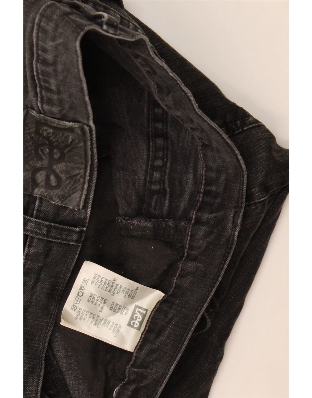Lee Mens Blake Straight Jeans W33 L30 Grey Cotton