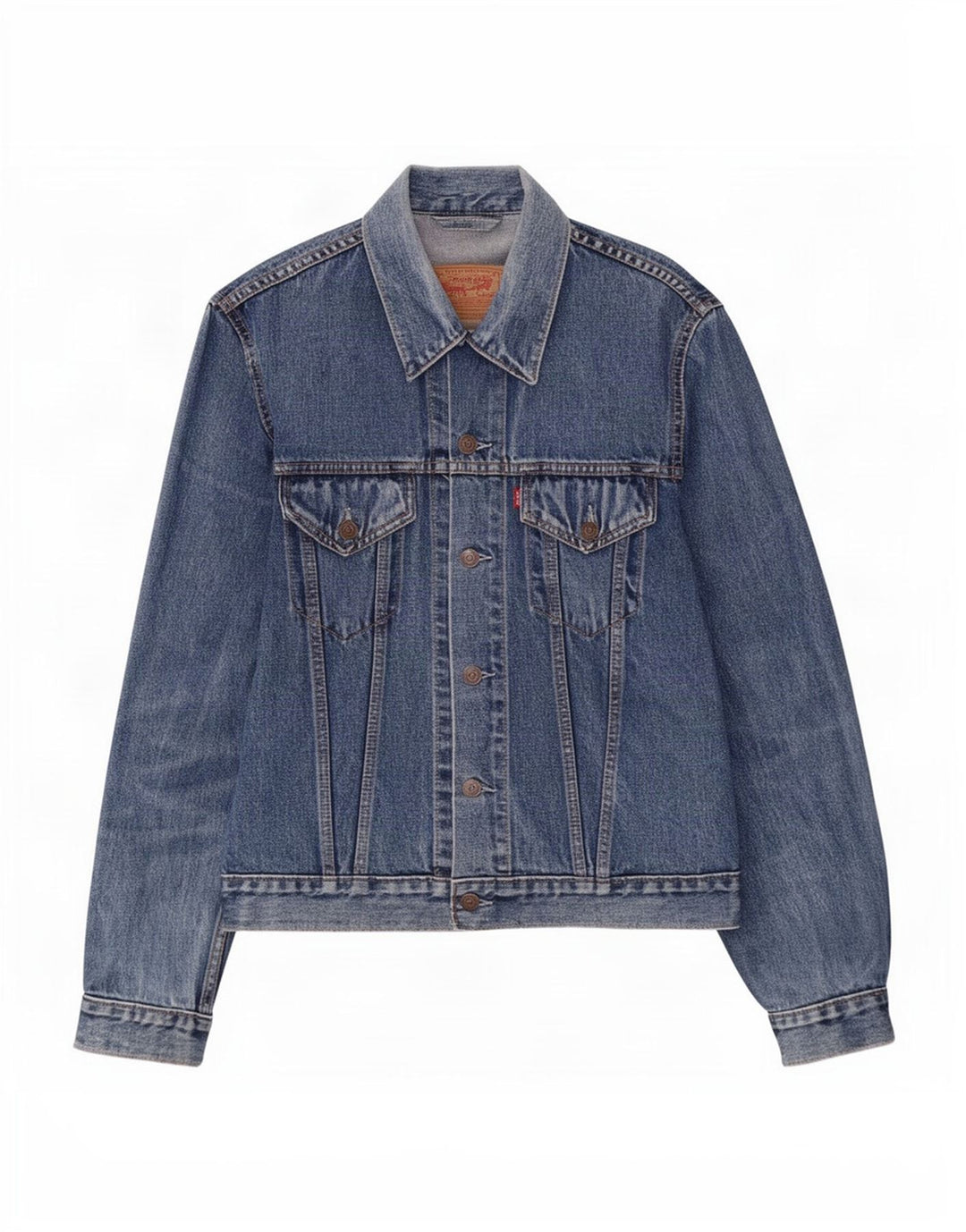 Levi's Mens Denim Jacket UK 40 Large Blue Cotton