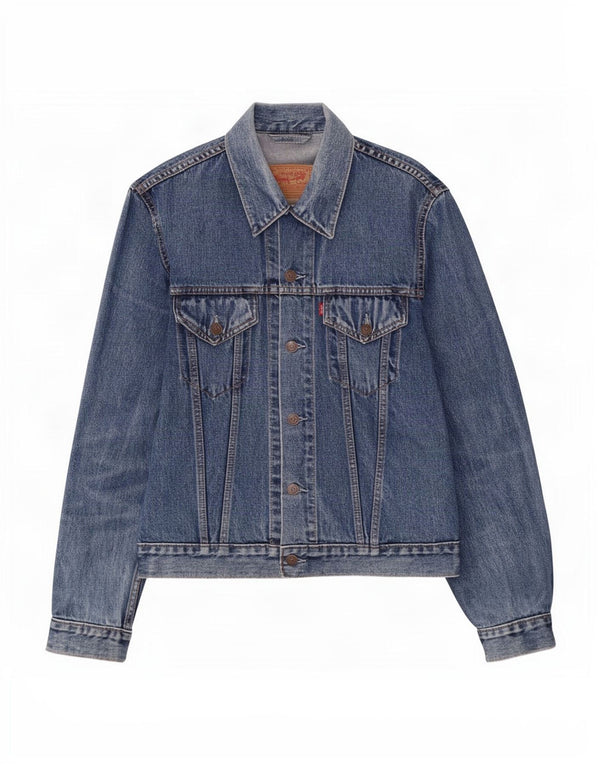 Levi's Mens Denim Jacket UK 40 Large Blue Cotton