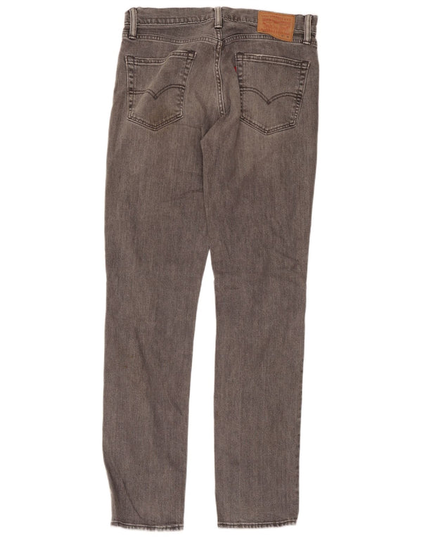 Levi's Mens 511 Slim Jeans W32 L34 Grey Cotton