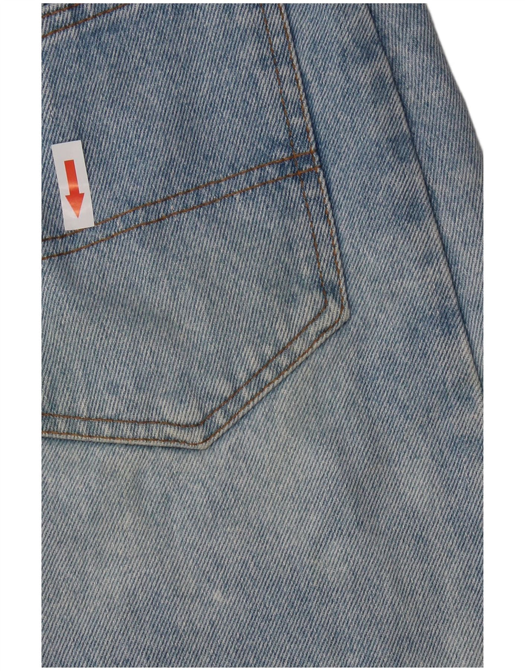 DE VILLE Womens Denim Skirt W30 Medium Blue Cotton