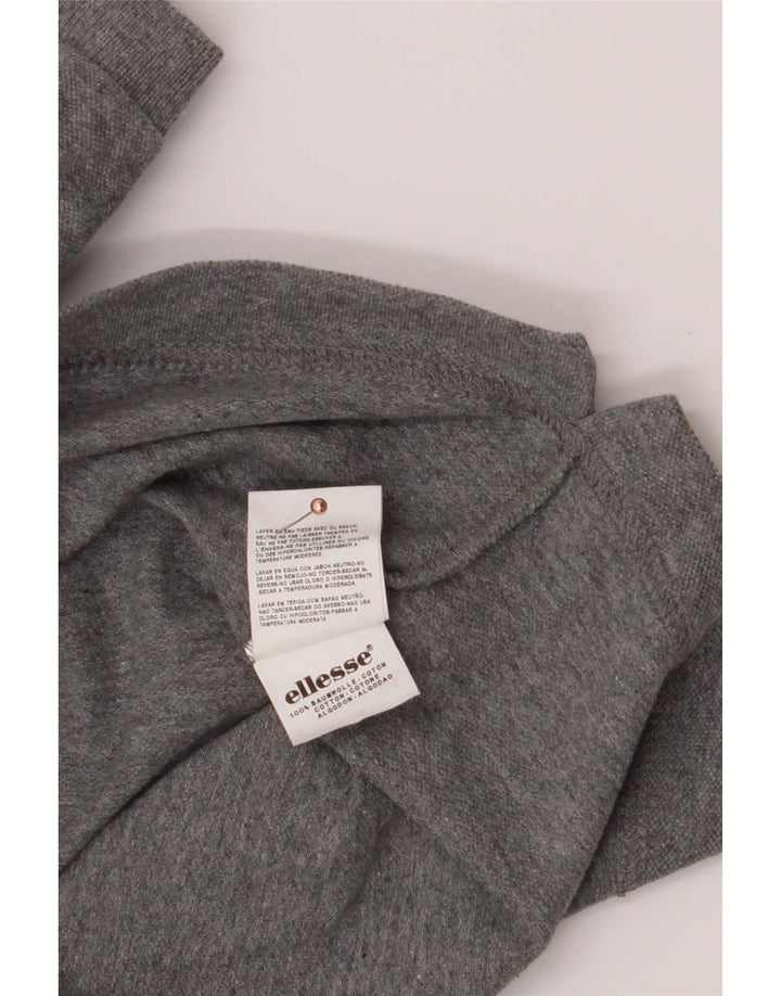 Ellesse Mens Polo Shirt 2XL Grey Cotton