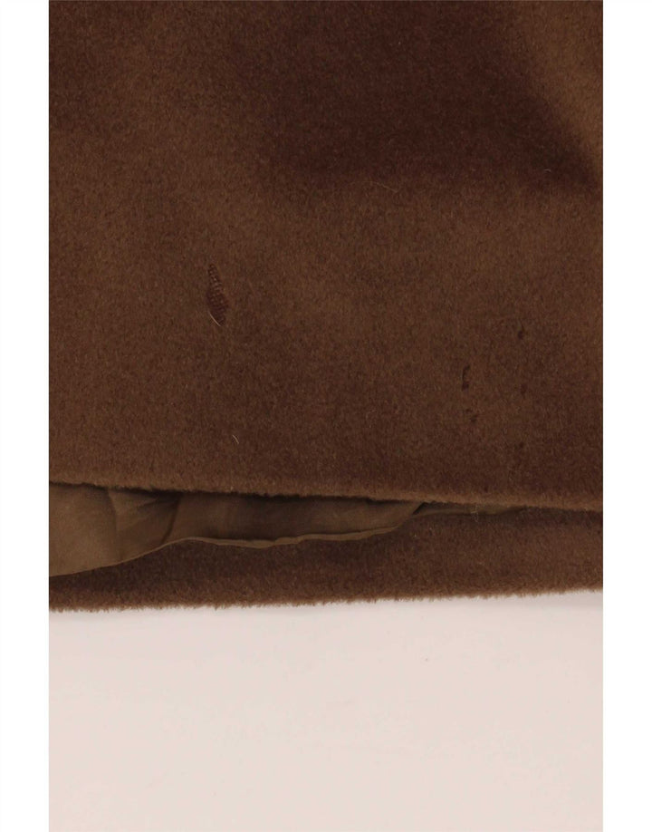 Max Mara Womens Oversized Overcoat UK 12 Medium Brown Wool