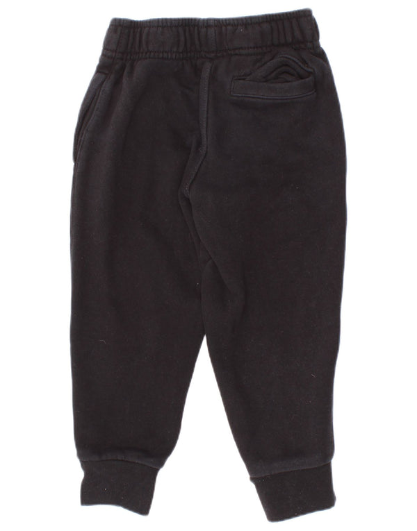 Nike Boys Tracksuit Trousers Joggers 2-3 Years Black Cotton