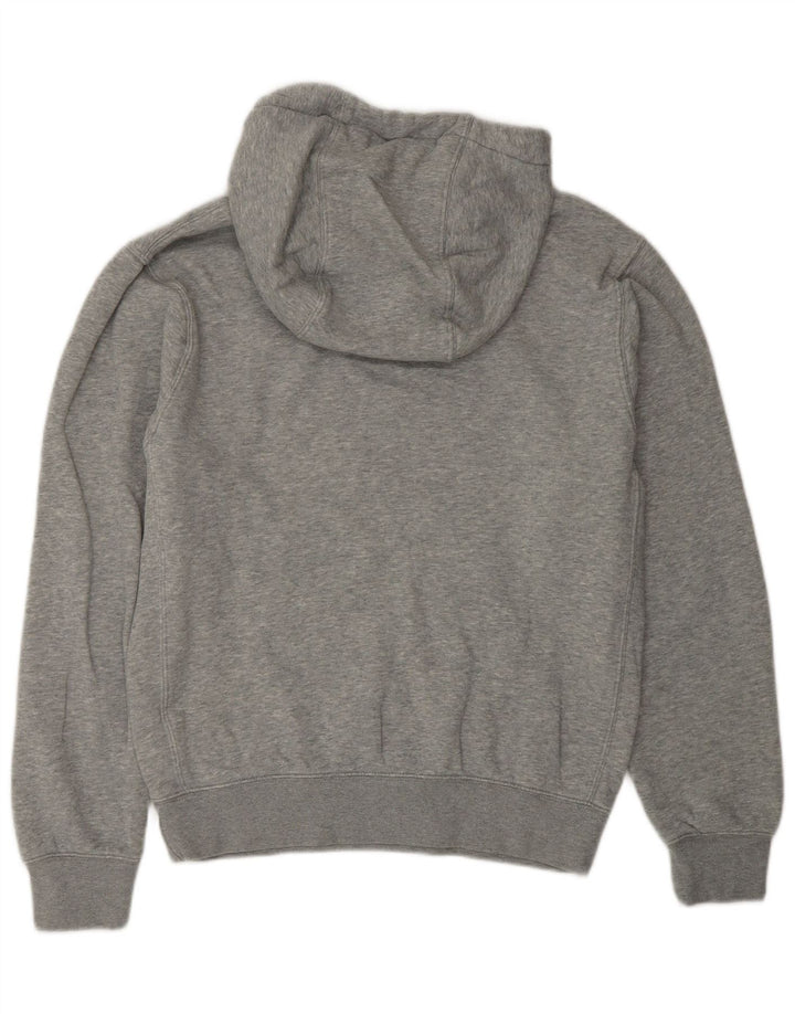 NIKE Mens Hoodie Jumper XS Grey Cotton