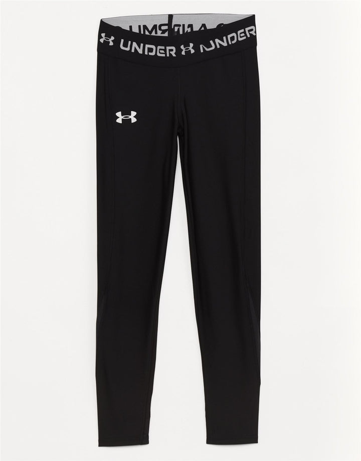 Under Armour Girls Graphic Leggings 12-13 Years Black