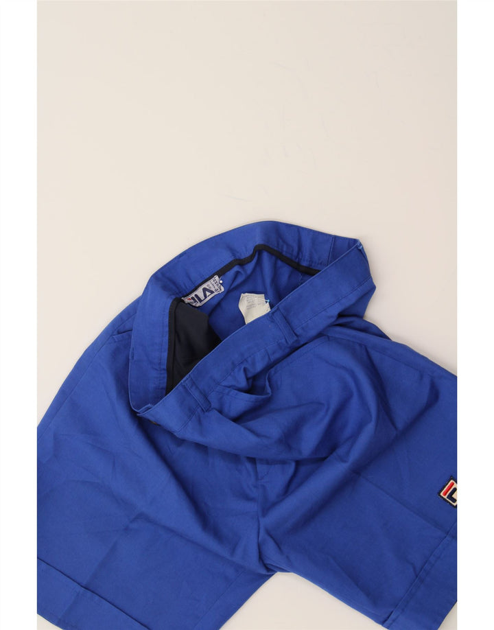 FILA Mens Casual Shorts W26 XS Blue Polyester Vintage Fila and Second-Hand Fila from Messina Hembry 