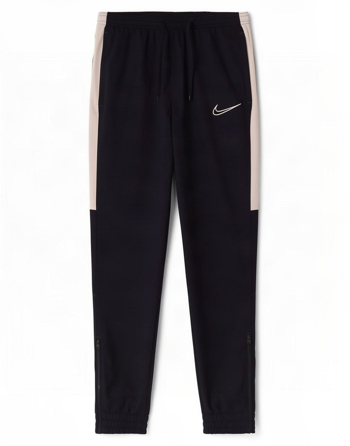 Nike Mens Dri Fit Tracksuit Trousers Medium Navy Blue Colourblock Polyester