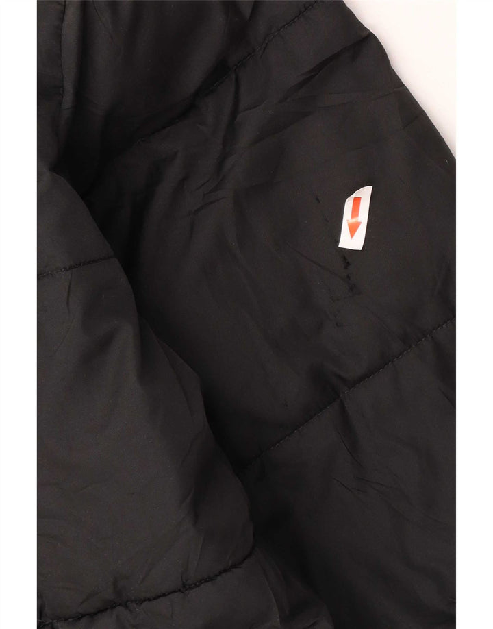 Zara Womens Oversized Padded Jacket UK 10 Small Black Polyester