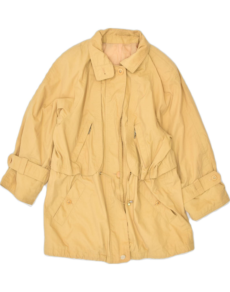 VINTAGE Womens Utility Jacket UK 16 Large Yellow | Vintage | Thrift | Second-Hand | Used Clothing | Messina Hembry 